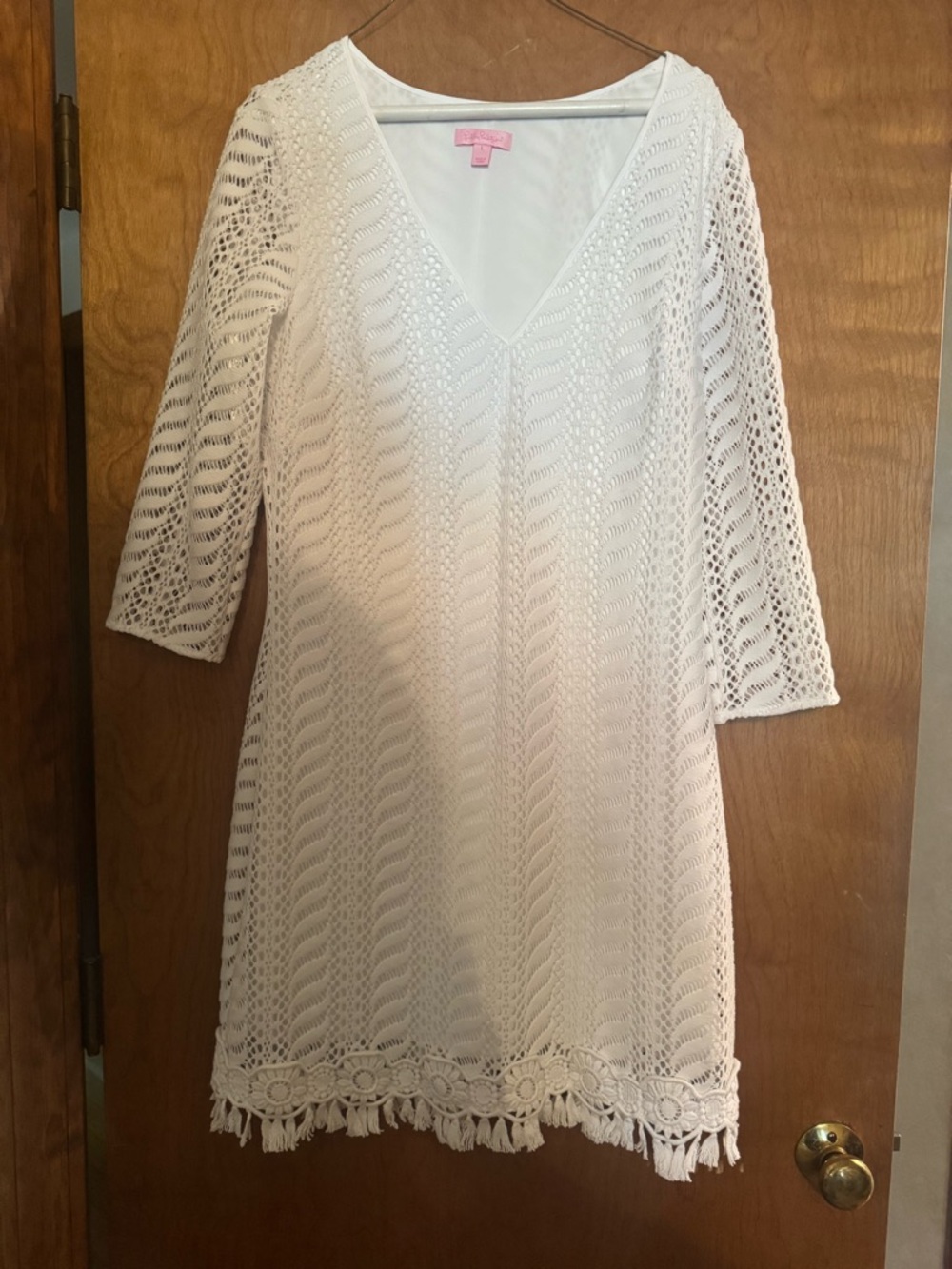 Lilly Pulitzer White crochet lace dress